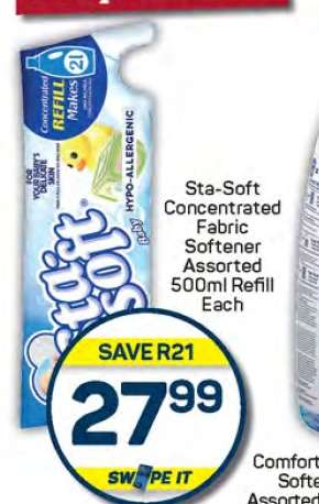 Sta Soft Concentrated Fabric Softener