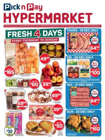 Pick n Pay catalogue  - 19/12/2024 - 22/12/2024.