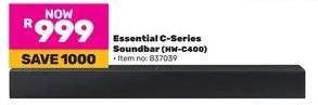 Samsung Essential C-Series Soundbar HW-C400