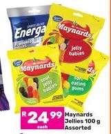 Maynards Jellies Assorted-100g Each