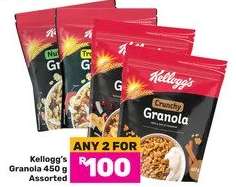 Kellogg's Granola Assorted-For 2 x 450g