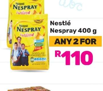 Nestle Nespray-For Any 2 x 400g