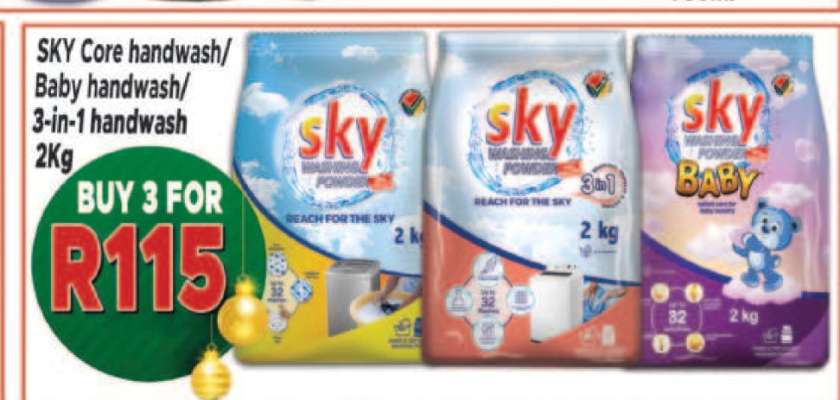 SKY Core handwash/Baby handwash/3-in-1 handwash 2Kg