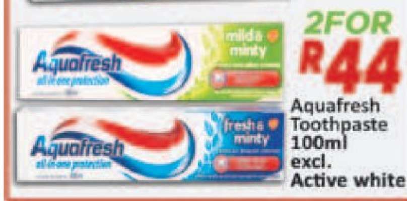 AQUAFRESH TOOTHPASTE