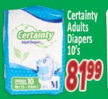 Certainty Adults Diapers