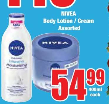 NIVEA Body Lotion / Cream Assorted