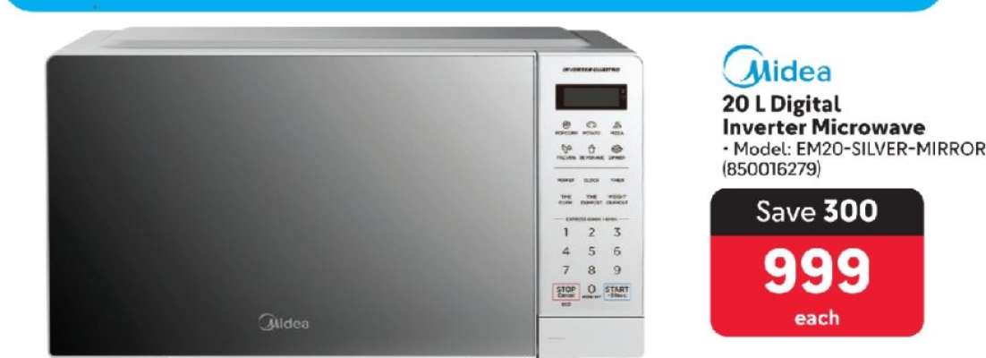 Midea 20 L Digital Inverter Microwave