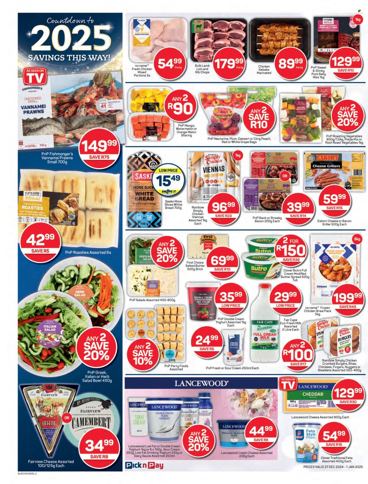 Pick n Pay Supermarket specials - 27/12/2024 - 01/01/2025. Page 1