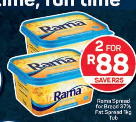 Rama Spread for Bread 37% Fat Spread 1kg Tub