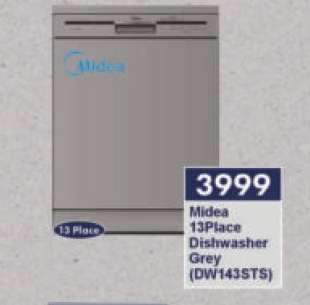 Midea 13Place Dishwasher Grey (DW143STS)