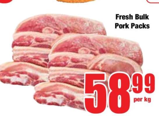 Fresh Bulk Pork Packs