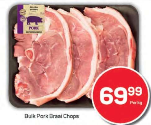 Bulk Pork Braai Chops