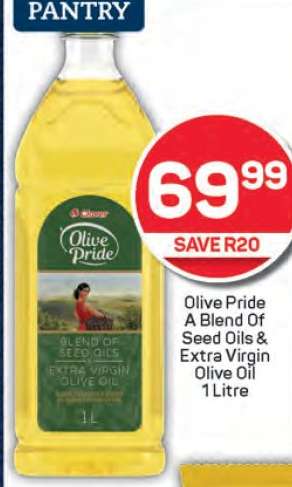 Olive Pride A Blend Of Seed Oils & Extra Virgin Olive Oil