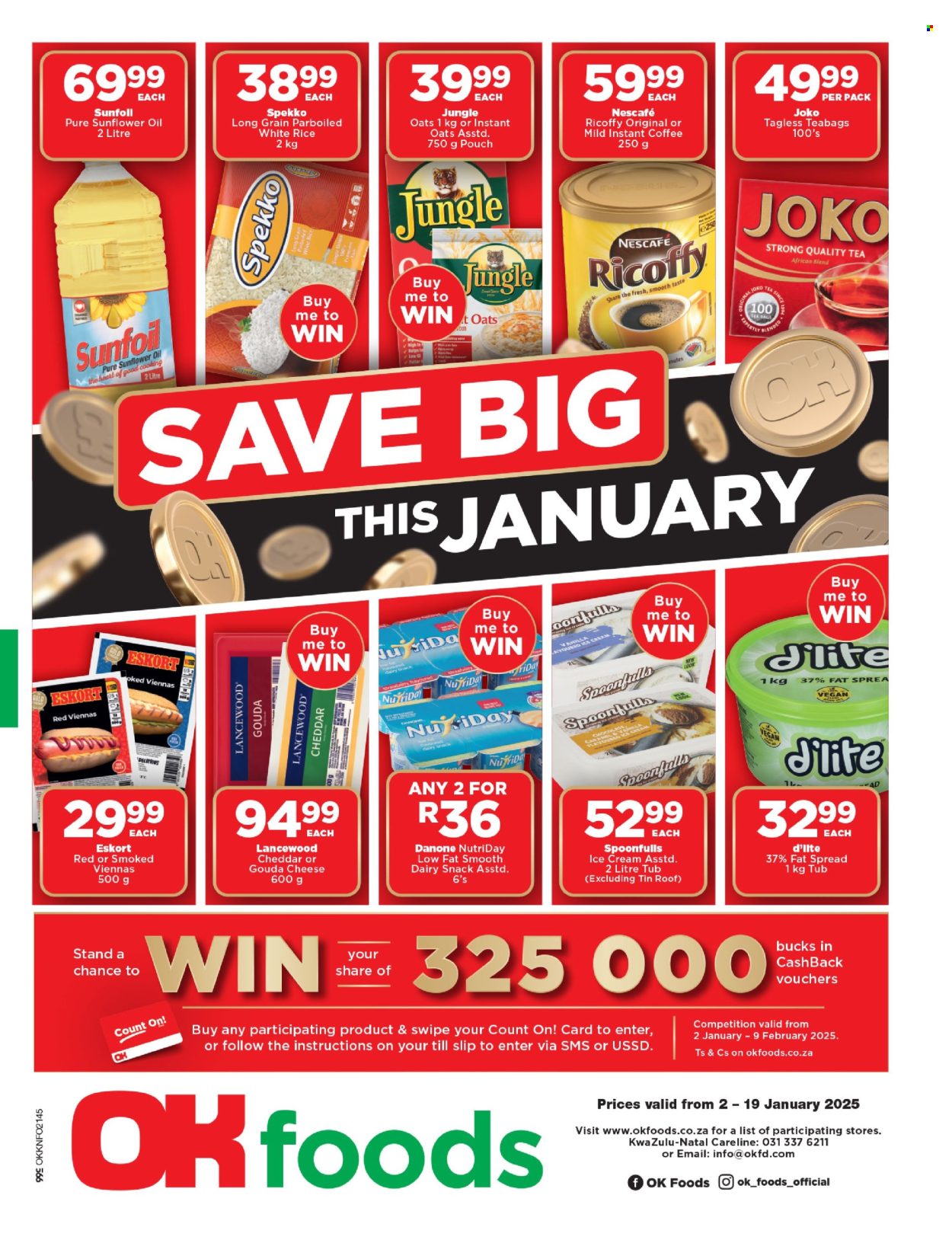 OK Foods specials - 02/01/2025 - 19/01/2025. Page 1