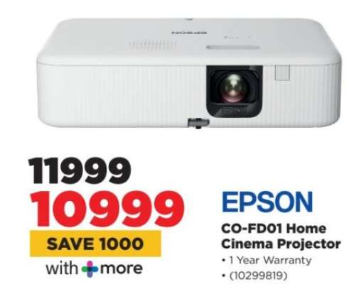 EPSON CO-FD01 Home Cinema Projector