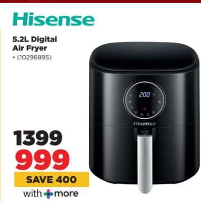 Hisense 5.2L Digital Air Fryer