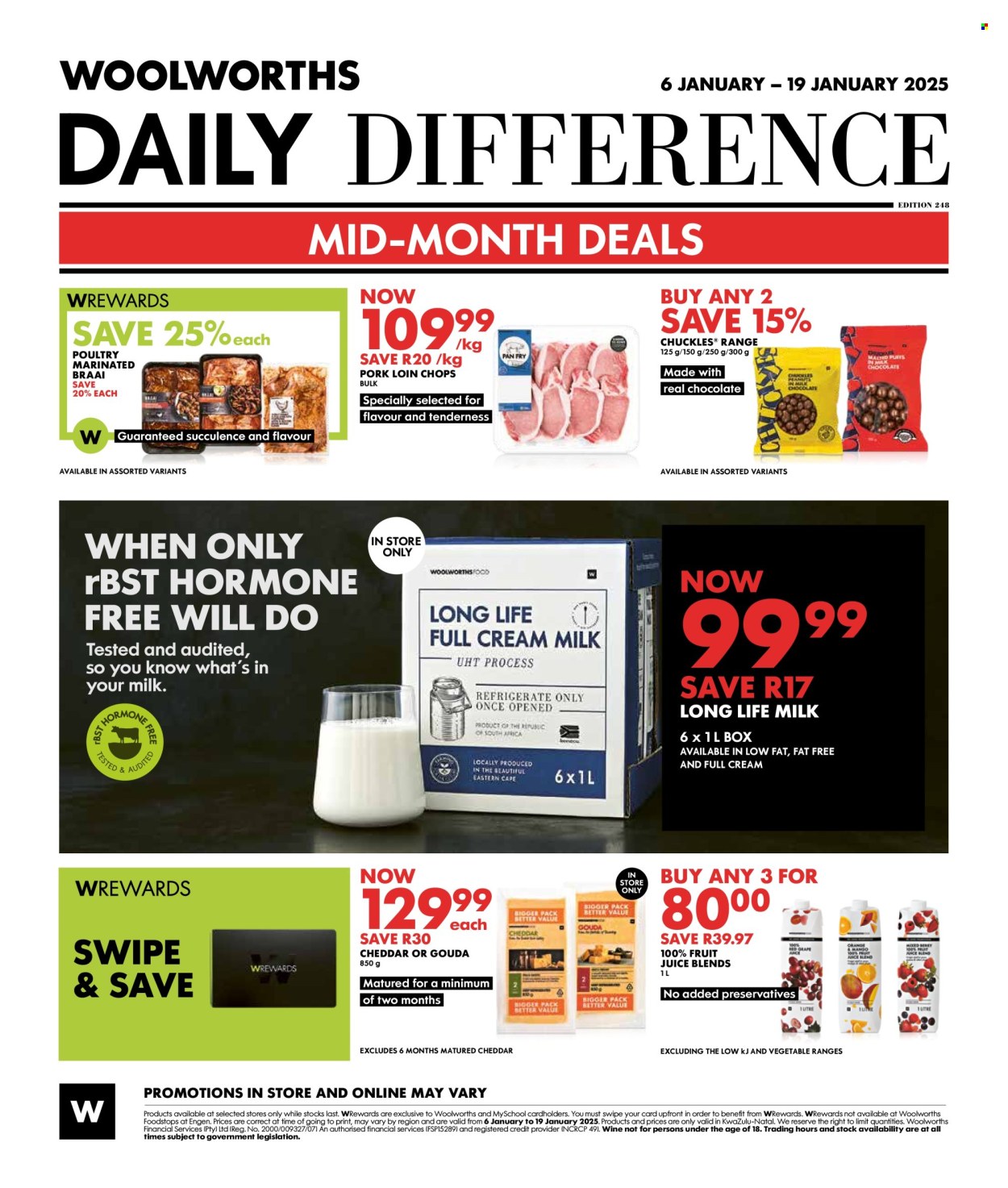 Woolworths specials - 06/01/2025 - 19/01/2025. Page 1