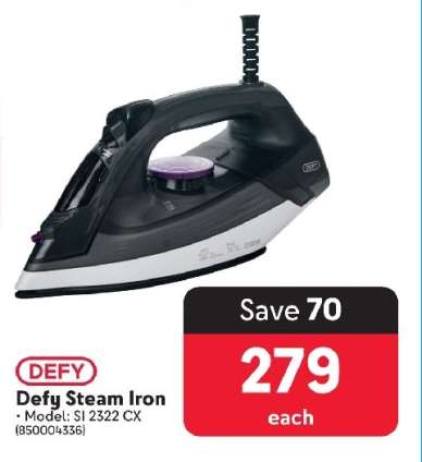 DEFY Steam Iron