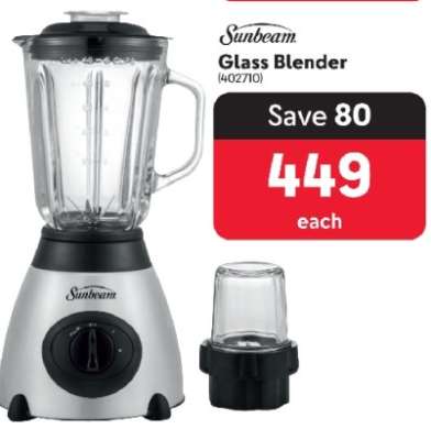 Sunbeam Glass Blender