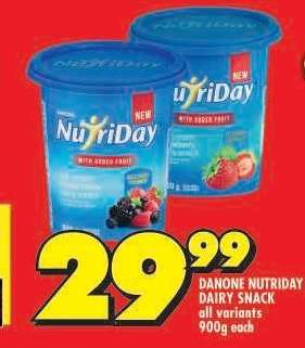 DANONE NUTRIDAY DAIRY SNACK