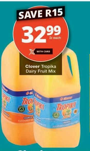 Clover Tropika Dairy Fruit Mix