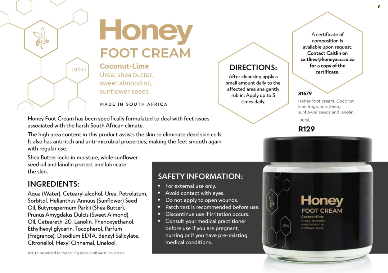 Honey specials. Page 1