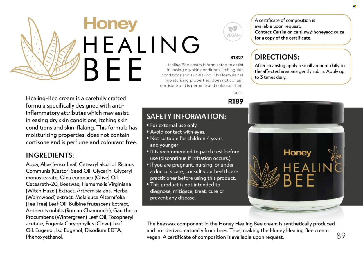 Honey specials. Page 1