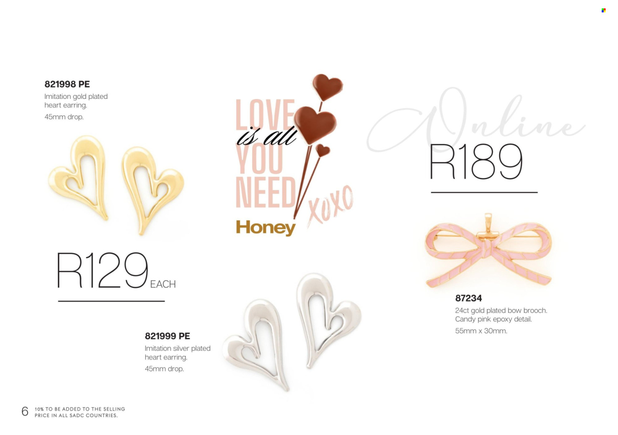 Honey specials. Page 1
