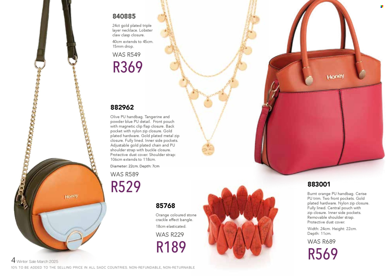 Honey specials. Page 1