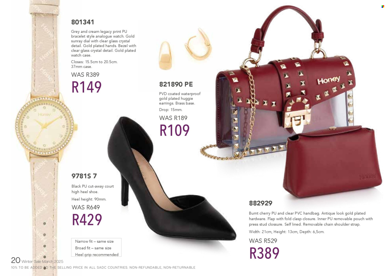Honey specials. Page 1
