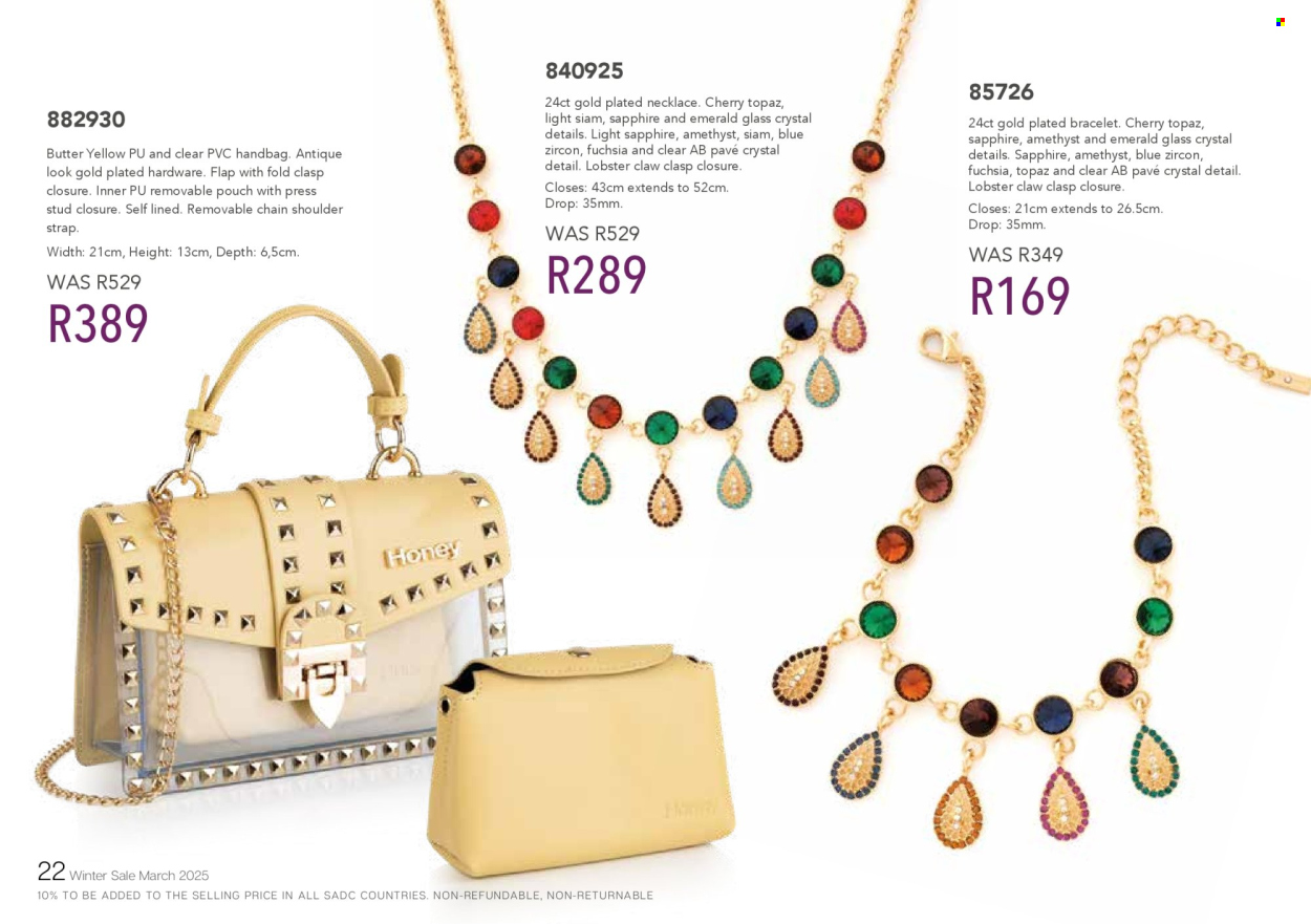Honey specials. Page 1