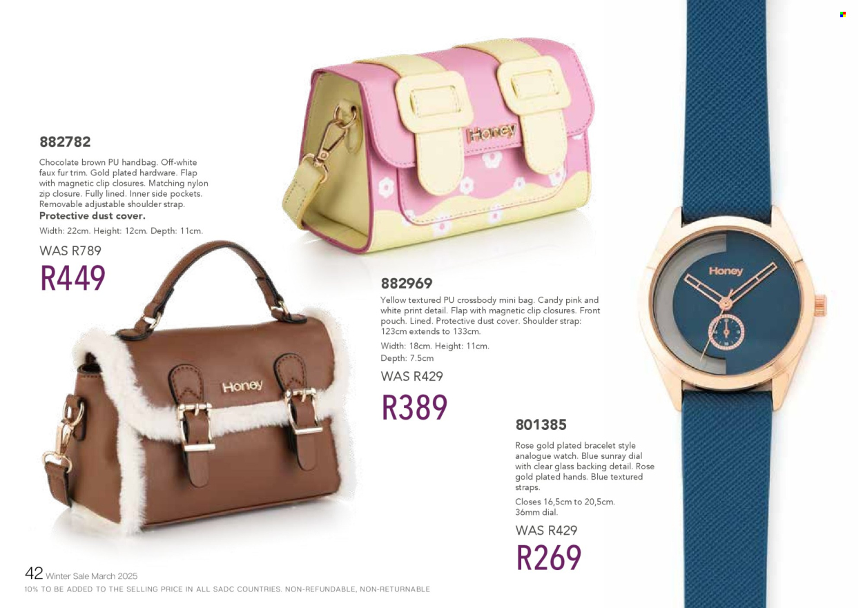 Honey specials. Page 1