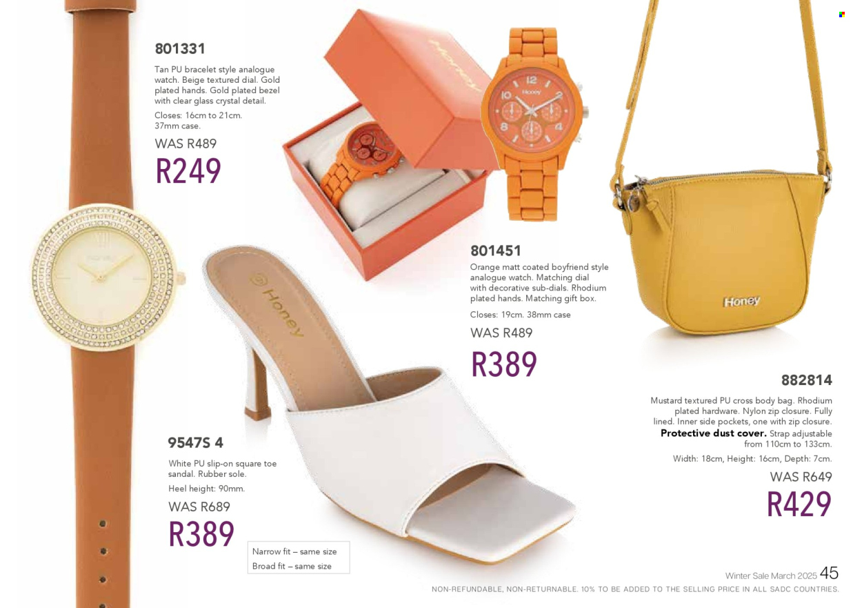 Honey specials. Page 1