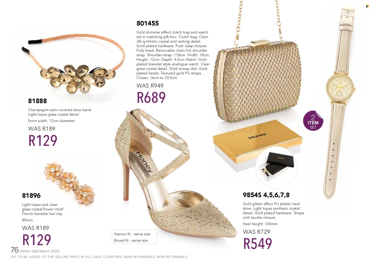 Honey specials. Page 1