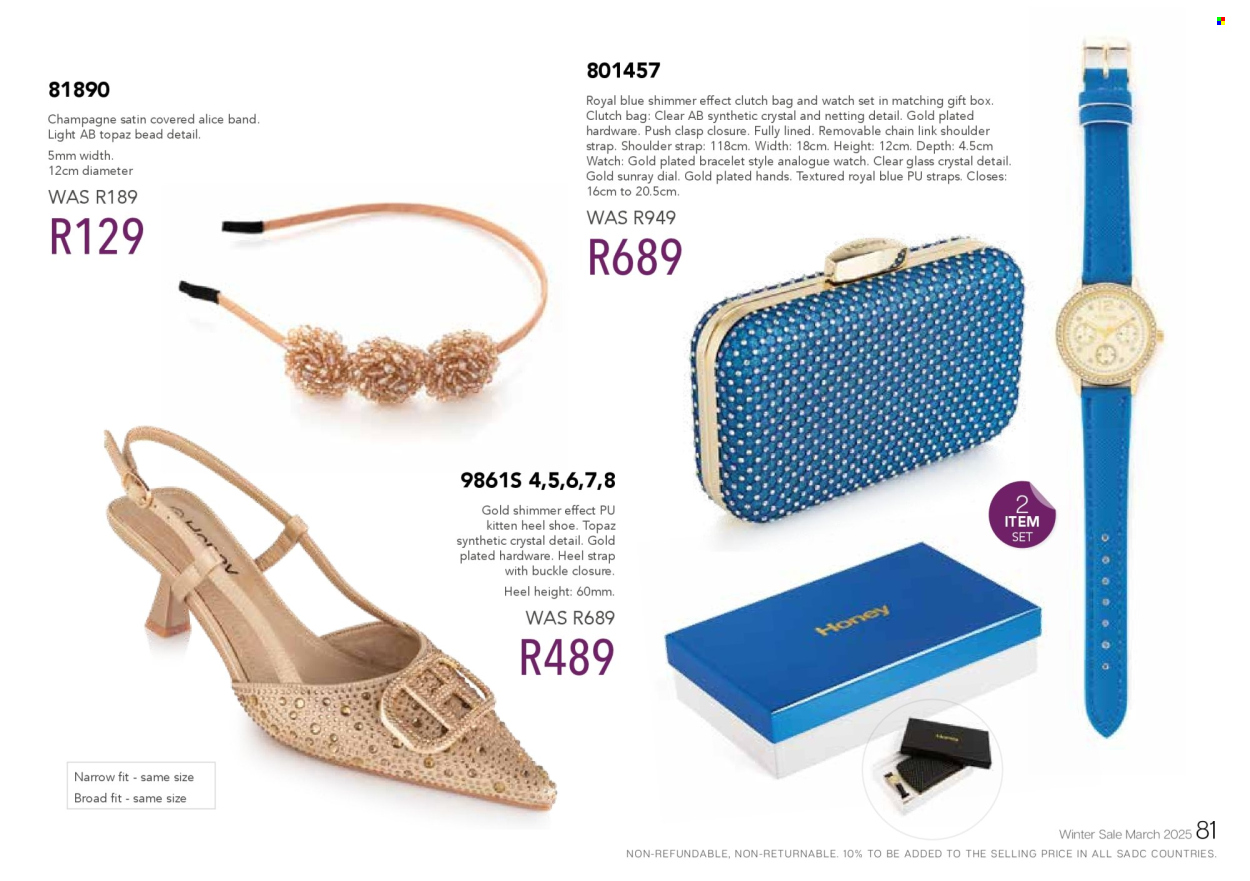 Honey specials. Page 1