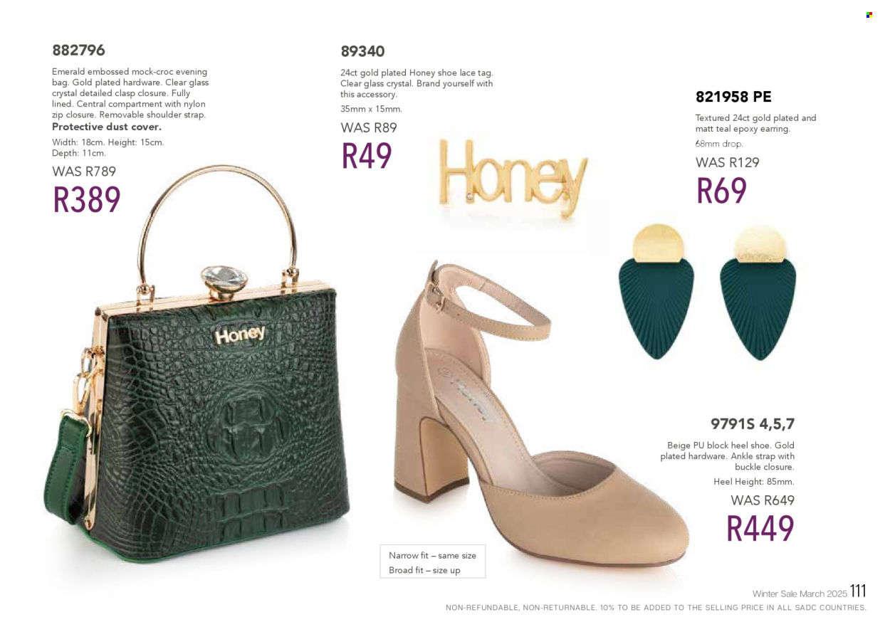 Honey specials. Page 1