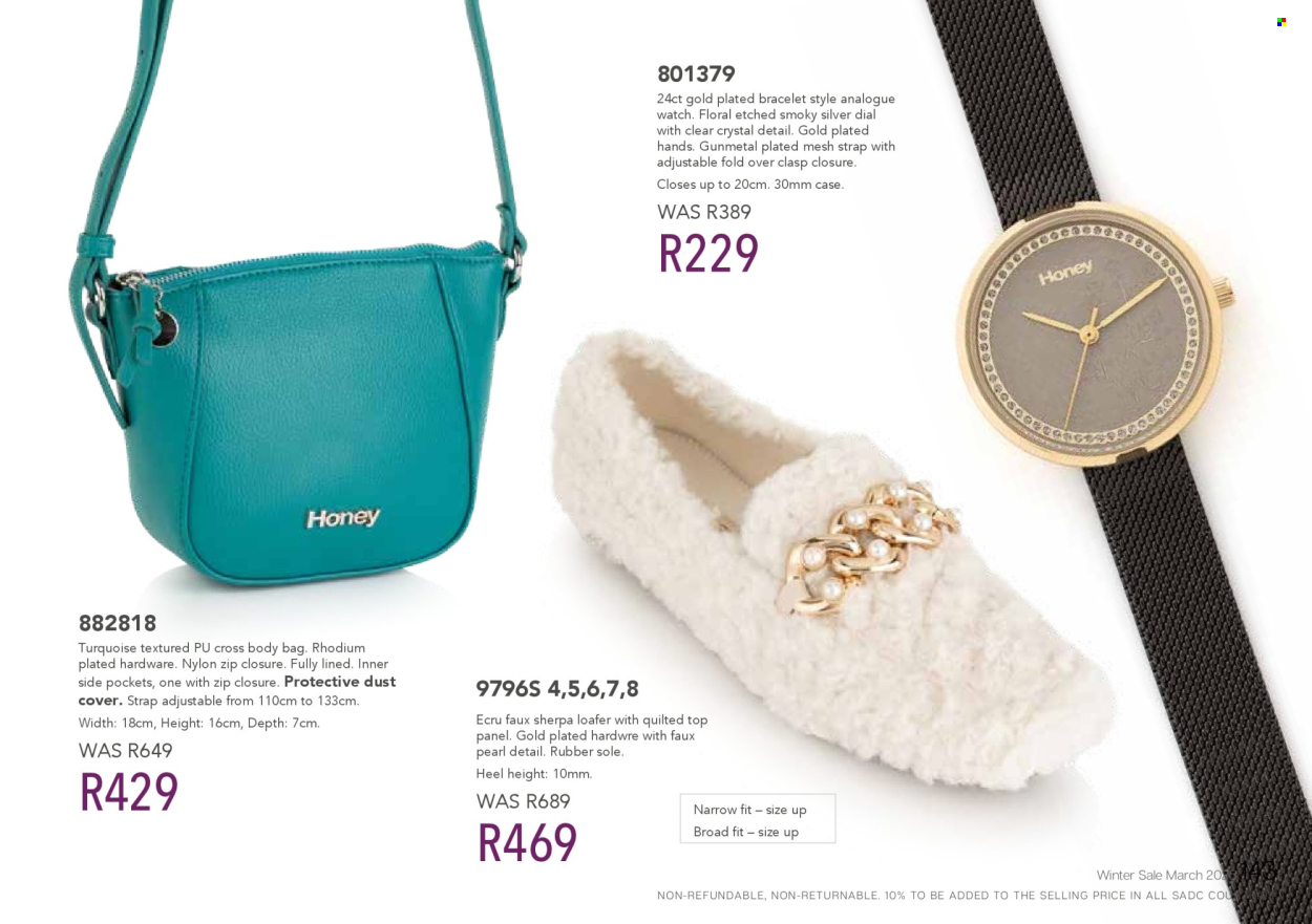 Honey specials. Page 1
