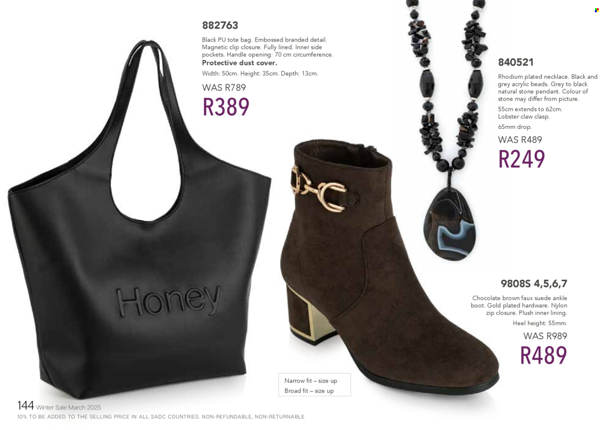 Honey specials. Page 1