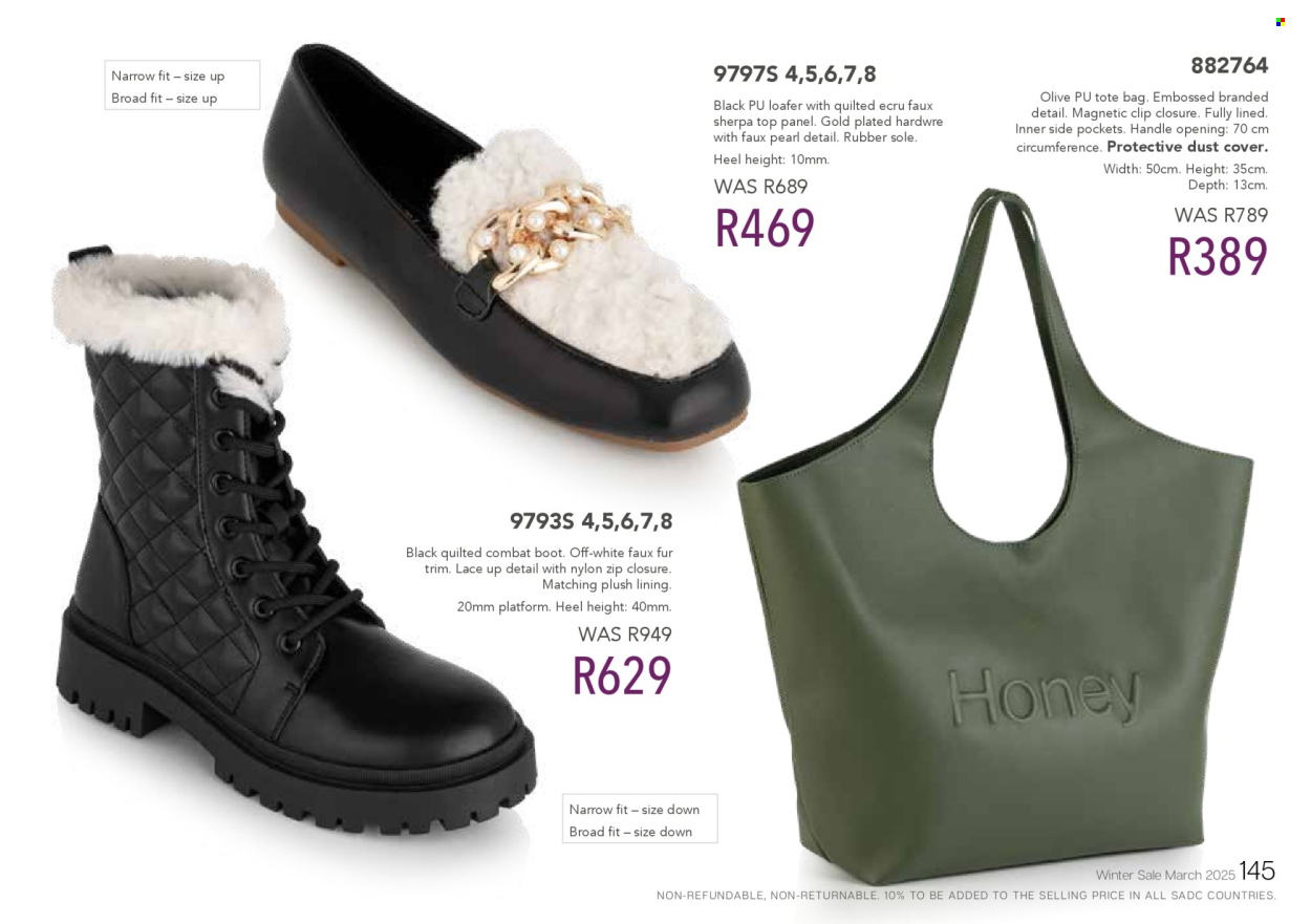 Honey specials. Page 1