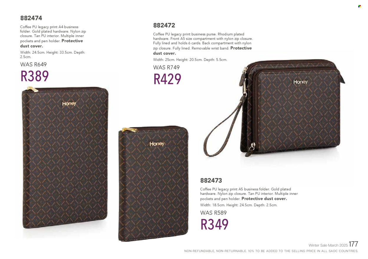 Honey specials. Page 1