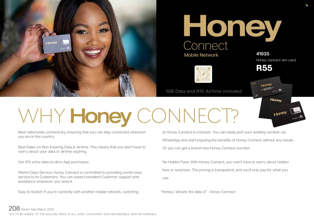 Honey specials. Page 1