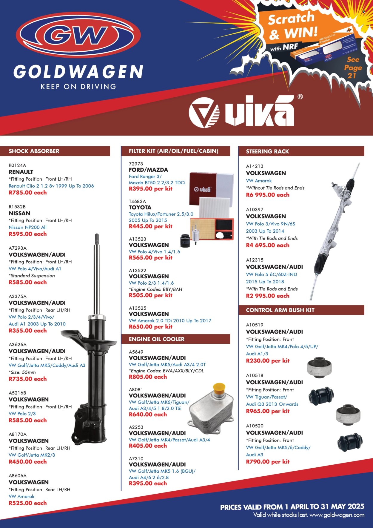Goldwagen specials - 01/04/2025 - 31/05/2025. Page 1