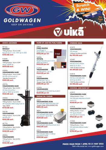Goldwagen catalogue  - 01/04/2025 - 31/05/2025.