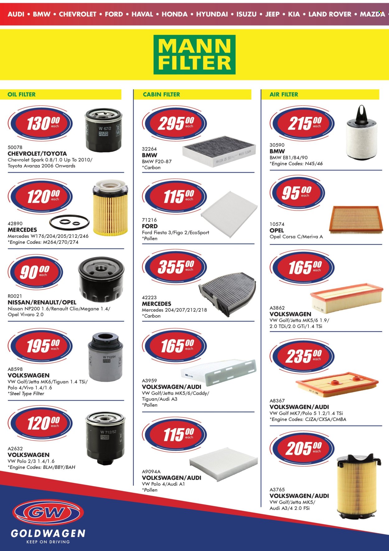 Goldwagen specials - 01/04/2025 - 31/05/2025. Page 1