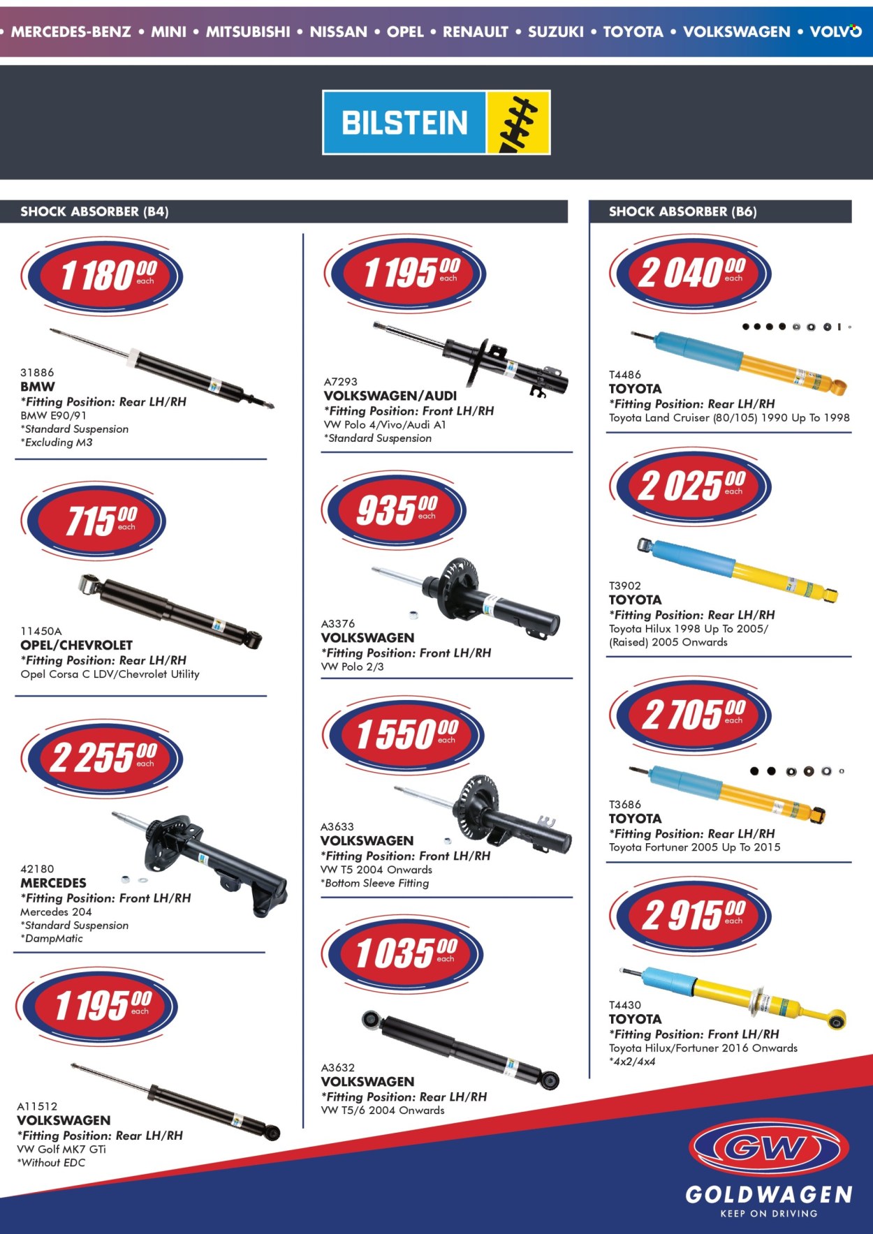 Goldwagen specials - 01/04/2025 - 31/05/2025. Page 1