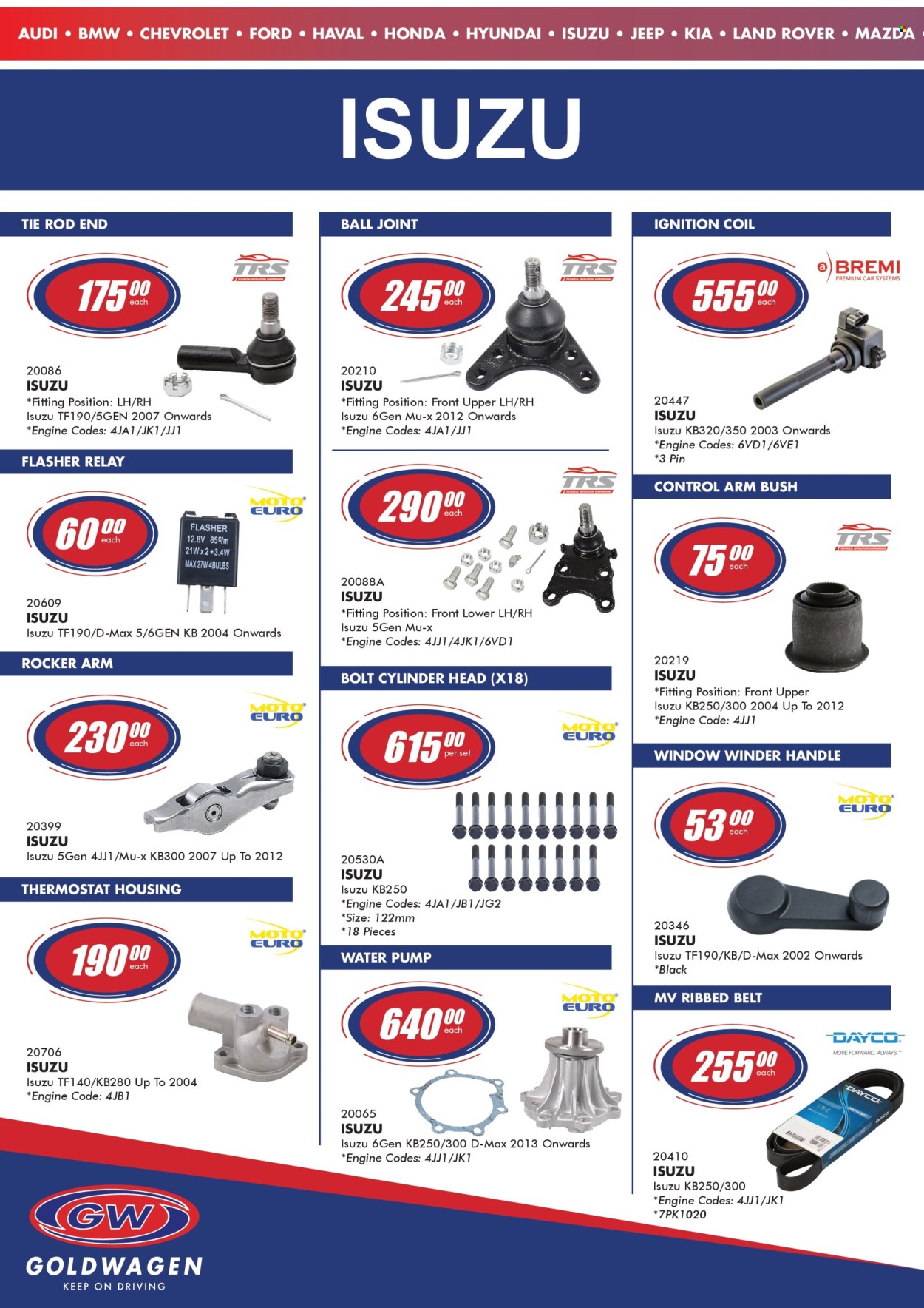 Goldwagen specials - 01/04/2025 - 31/05/2025. Page 1