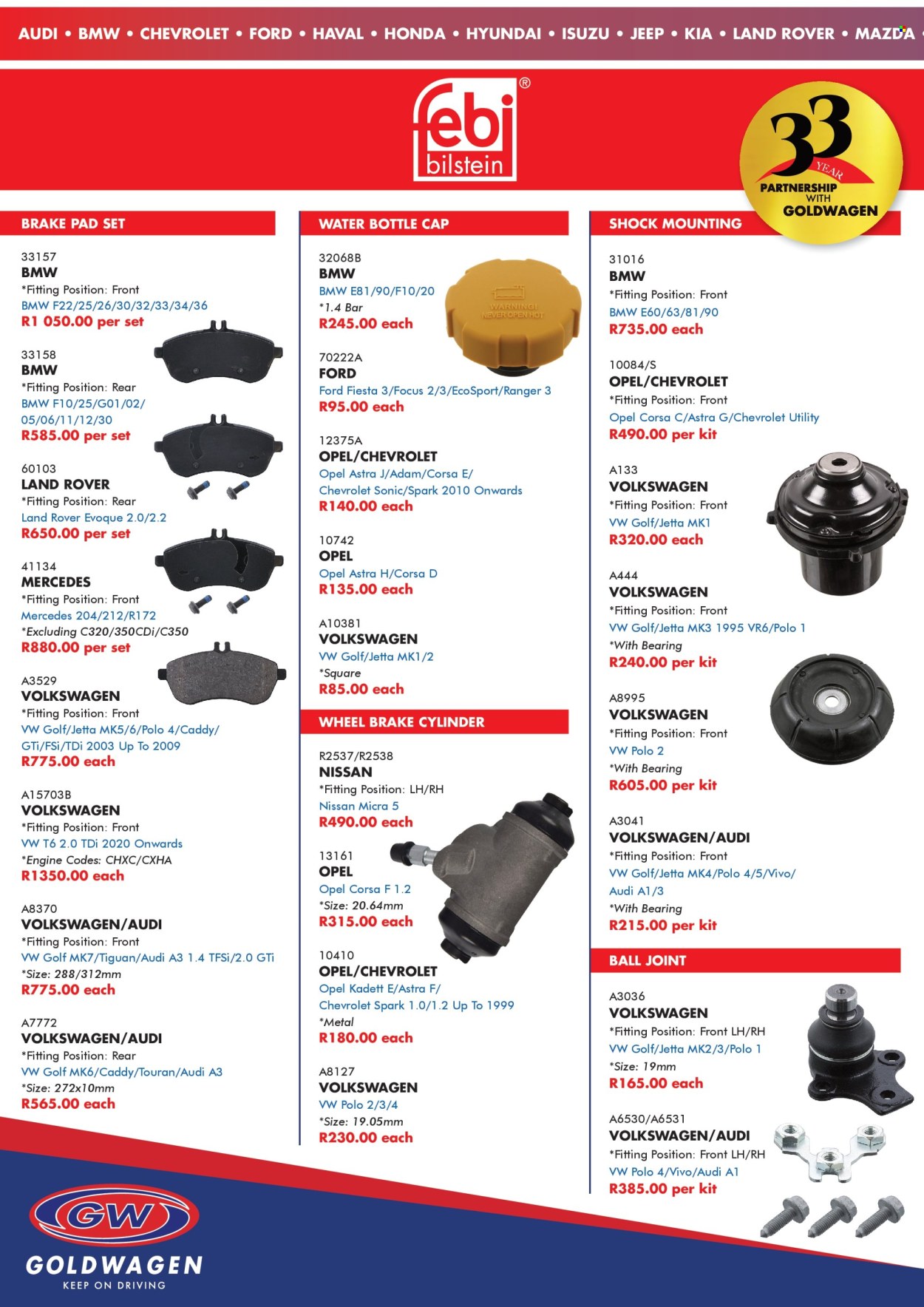 Goldwagen specials - 01/04/2025 - 31/05/2025. Page 1