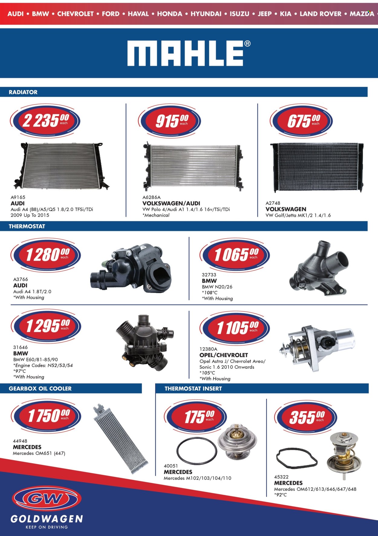 Goldwagen specials - 01/04/2025 - 31/05/2025. Page 1