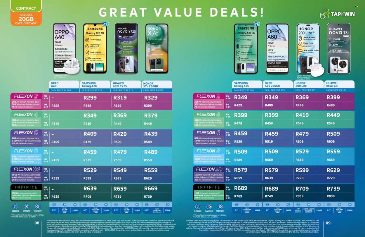 Telkom specials - 01/04/2025 - 31/05/2025. Page 1