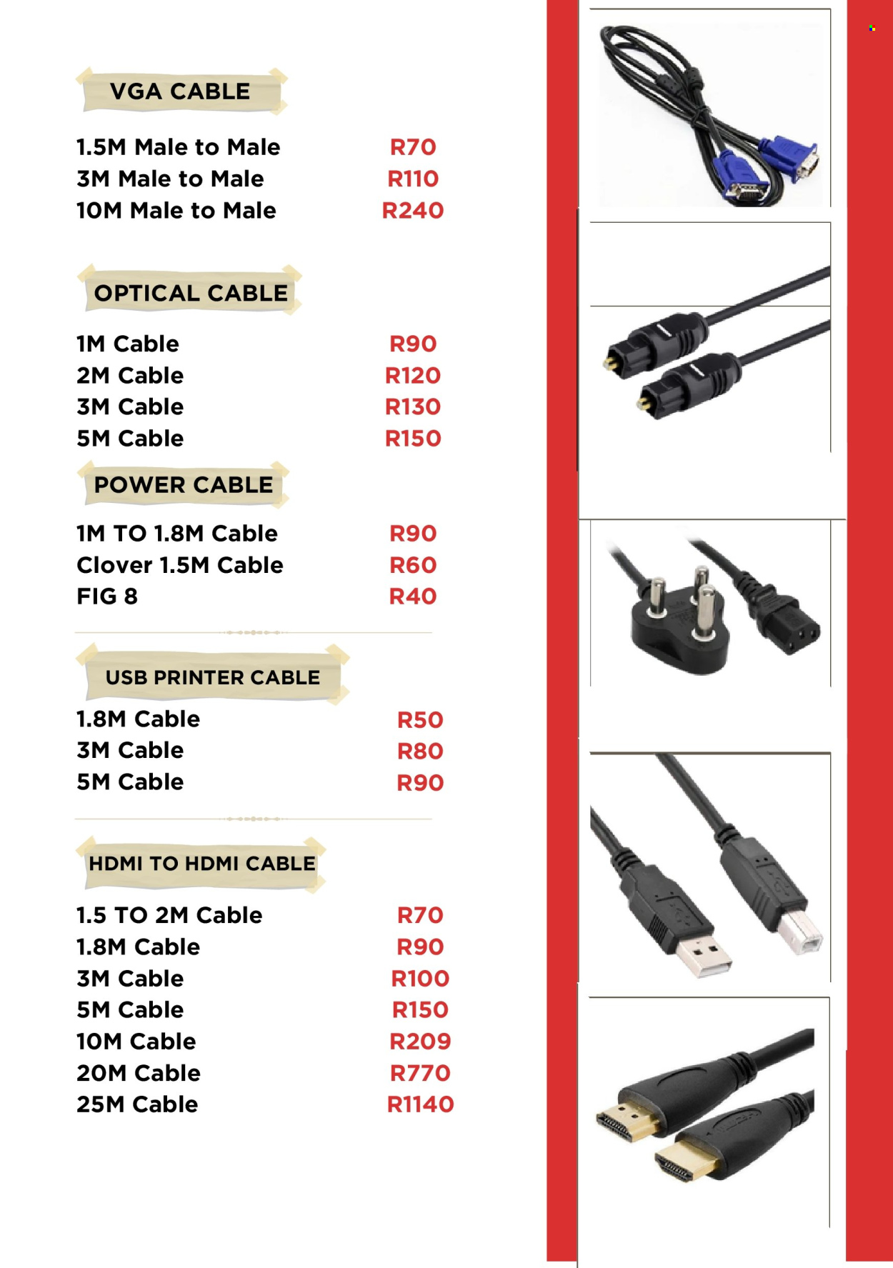 Matrix Warehouse specials. Page 1